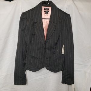 Guess Cropped Twill Blazer